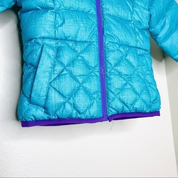 Snozu Girls Fleece Lined Winter Puffer Jacket - Picture 2 of 9